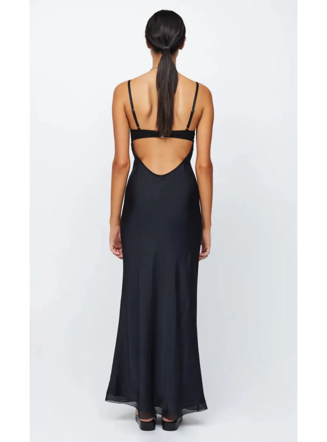 Bec & Bridge Joelle Maxi Dress Black Size AU 6 for rent on The Volte - main image