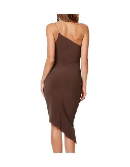 Bec & Bridge Boudoir Asymmetric Dress Brown Size 8 for rent on The Volte - image 2