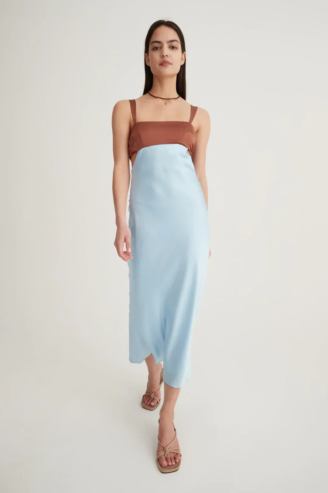 Hansen And Gretel Felicity Dress Clay/Moon  Size 6  for rent on The Volte - main image