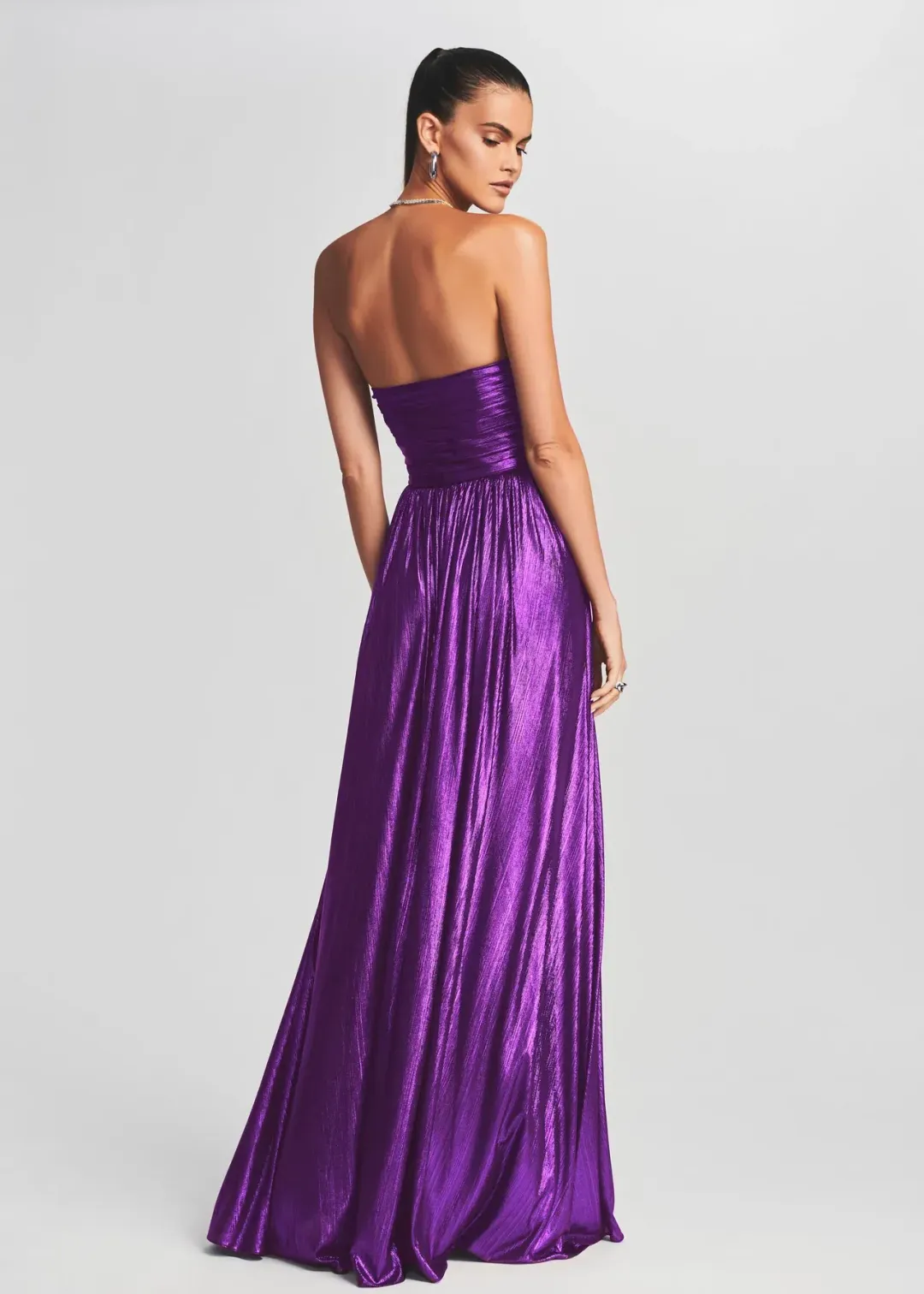 Retrofete Waldorf Dress Purple Size S / AUS 6-8 for rent on The Volte - main image