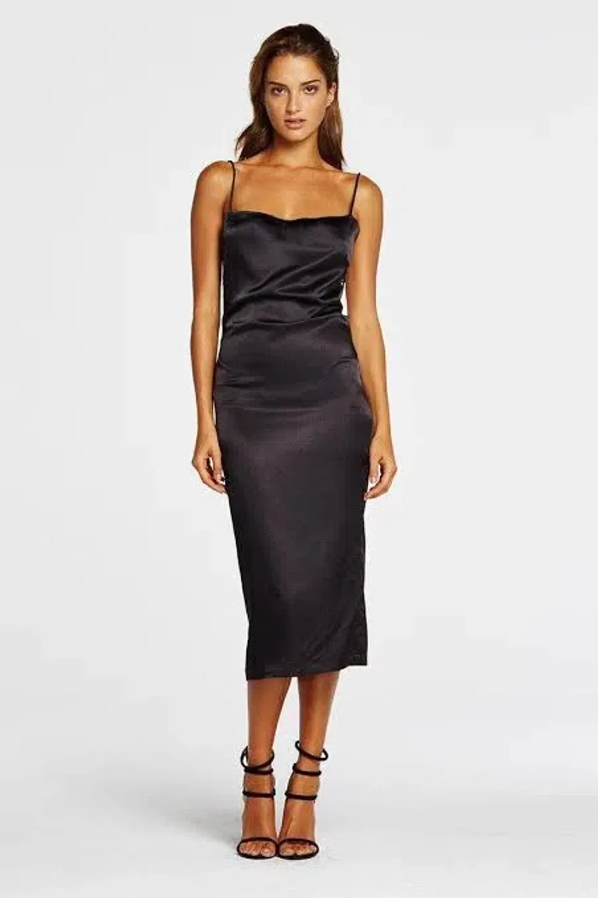 Maurie and Eve Apache Midi Dress Black Size 6 for rent on The Volte - main image