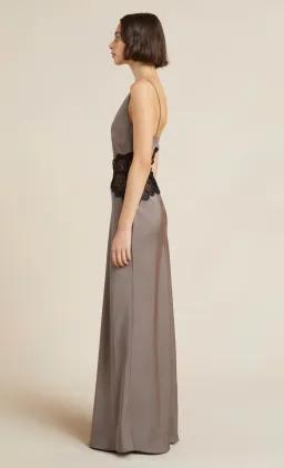Bec & Bridge Camille Maxi Dress in Pewter Grey Size 6 for rent on The Volte - image 3