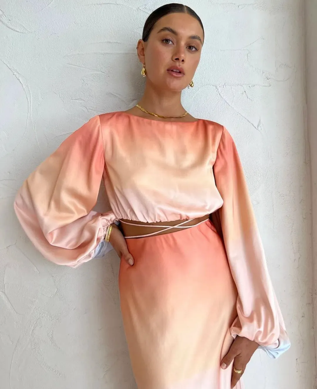 Significant Other Karli Top and Skirt Set in Horizon Multi Size 8 for rent on The Volte - main image