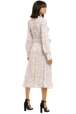 Rebecca Vallance Fleur Midi Shirt Dress in Floral Print Size 10 for rent on The Volte - image 3