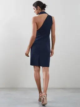Reiss Varesse Twist Neck Cocktail Dress Size 8 for rent on The Volte - image 2
