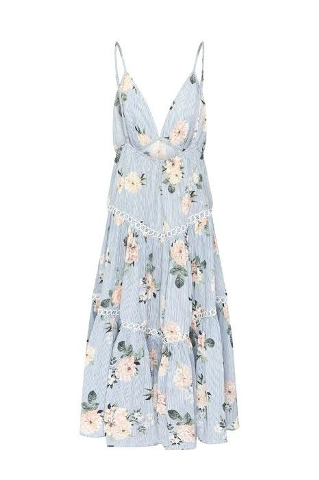 Stevie Stripe Dress  for rent on The Volte - main image