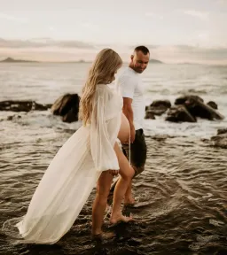 Robed.Co Sheer Robe Ivory One Size Fits Most (Regular Length) for rent on The Volte - image 7