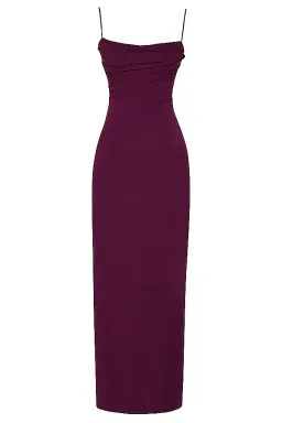 House of CB Lani Corset Maxi Dress Merlot Size S / Au 8 for rent on The Volte - image 4