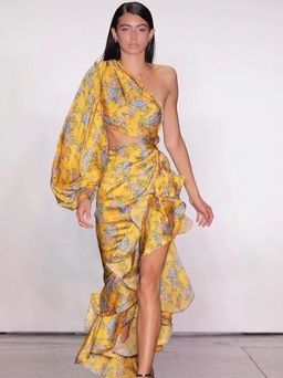 Bronx & Banco Hanna Gown Floral Size 8  for rent on The Volte - image 4