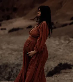 Jen's Pirate Booty Lapis Dress Rust Size M/L AU 10 for rent on The Volte - image 5