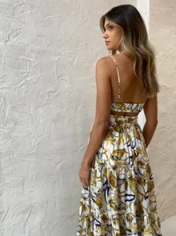 Bec & Bridge Eugenie Maxi Dress Multi-colored Size AU 8 for rent on The Volte - image 3