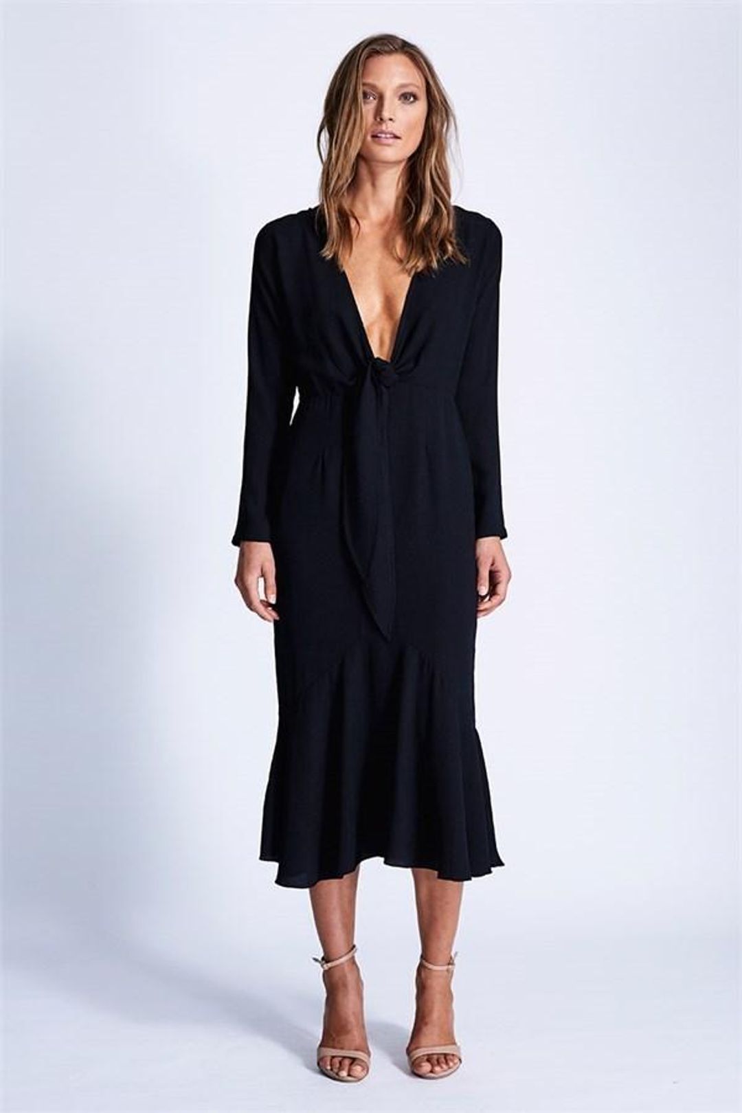 Maurie & Eve Joele Dress Black Size 8 for rent on The Volte - main image