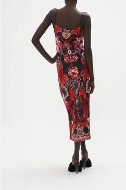 Camilla Long Bias Slip Sisterhood Of The Rose Black Size AU 6 for rent on The Volte - image 2