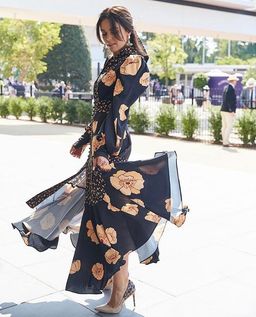 Acler Elton Dress Poppy Mix Print Size 10 for rent on The Volte - image 4