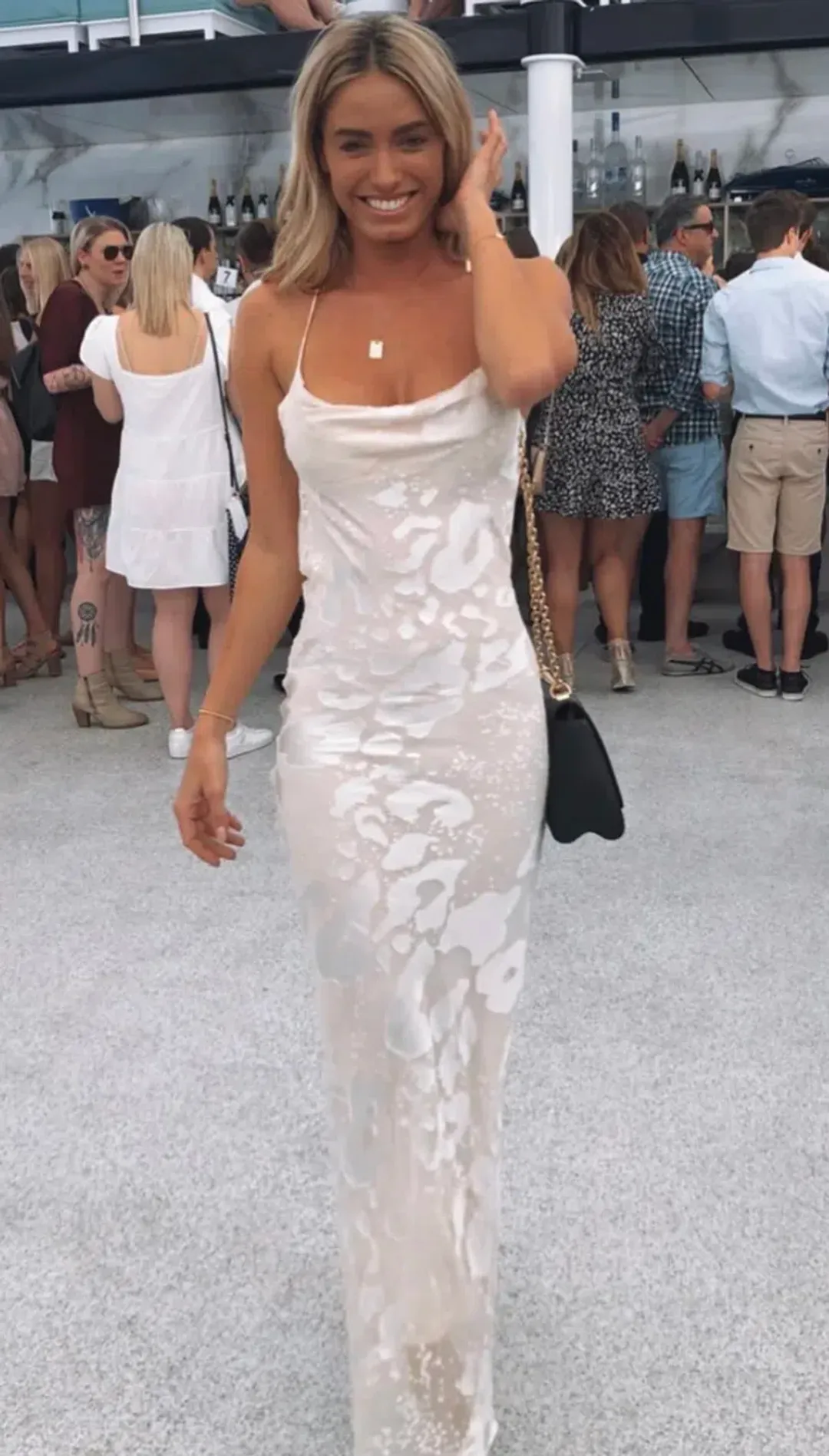 Rat & Boa Primrose Dress White Size Small / AU 8 for rent on The Volte - main image