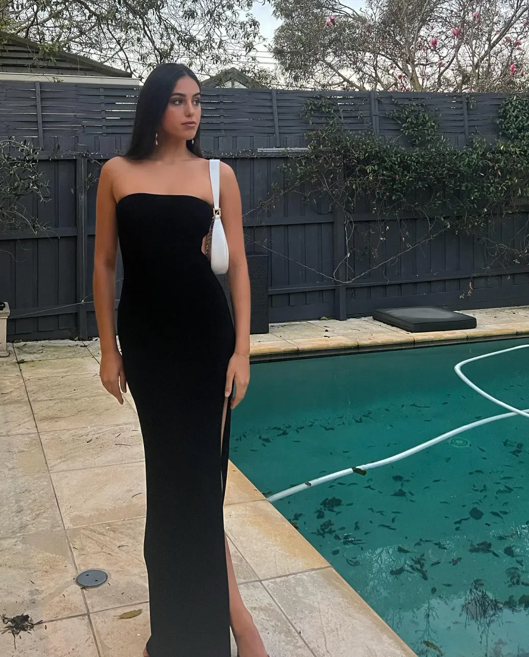 Aya Muse Alder Dress Black Size AU 6 for rent on The Volte - main image