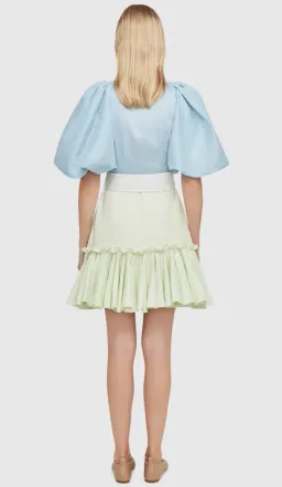 Leo Lin Cambridge Mini Dress Air Multi-colored Size AU 10 for rent on The Volte - image 2