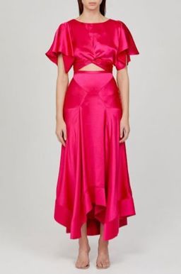 Acler Palmera Set Pink Size AU 10  for rent on The Volte - image 3