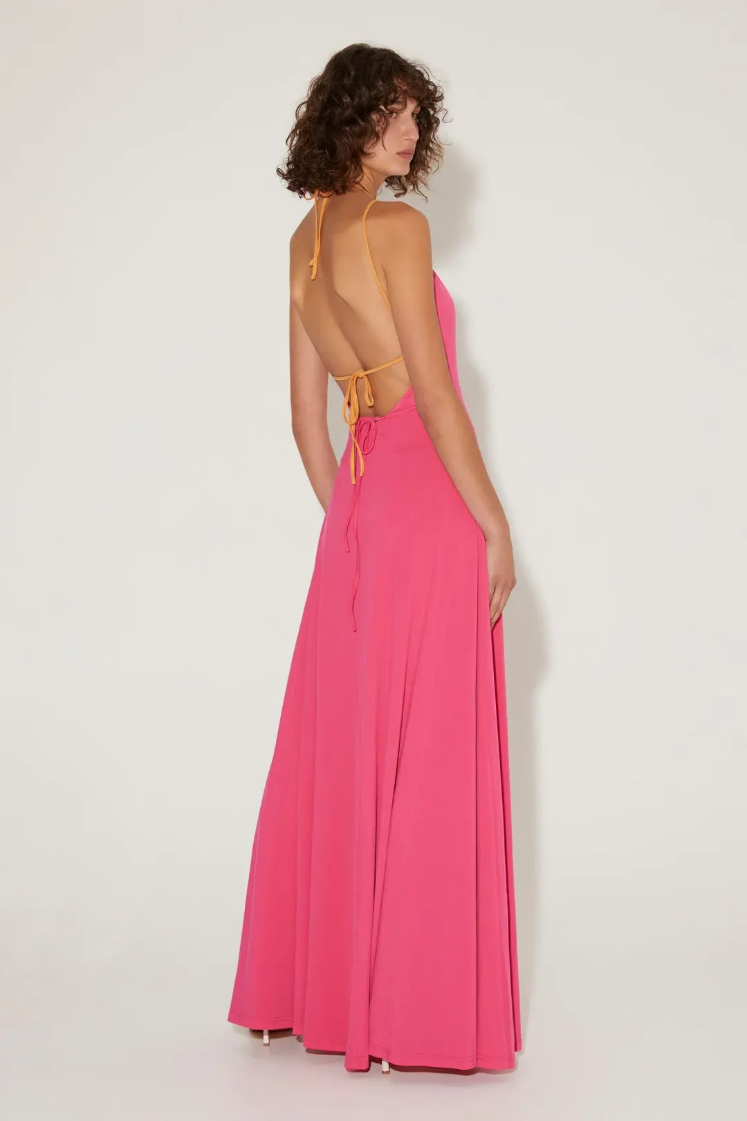 Hansen and Gretel Charlee Dress Magenta Size S/AU 8 for rent on The Volte - main image