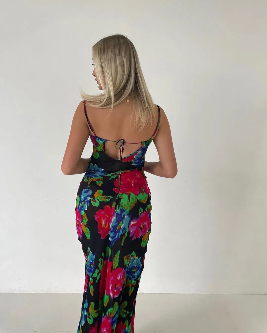 Rat & Boa Casablanca Dress Floral Size S/AU 8 for rent on The Volte - main image