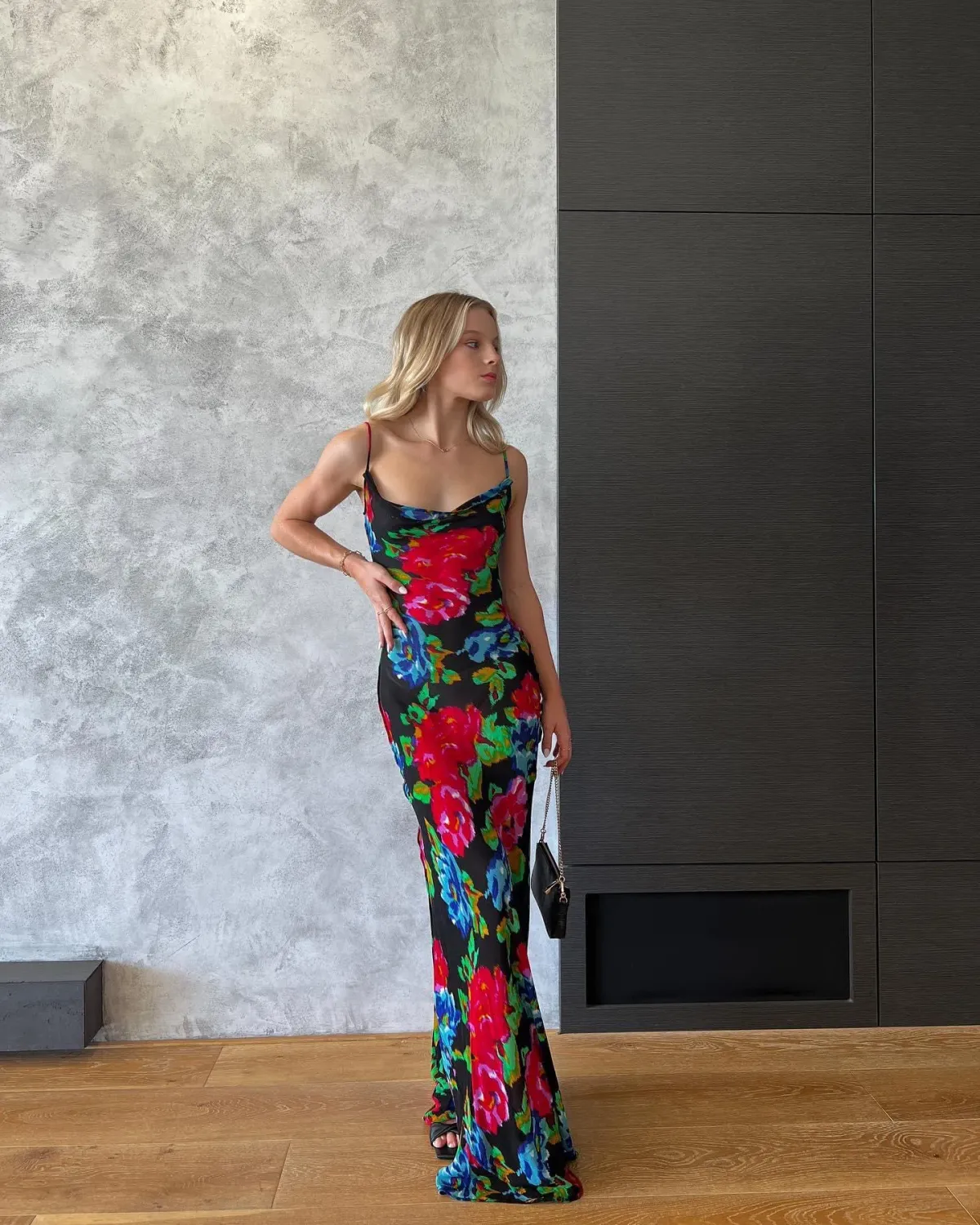 Rat & Boa Casablanca Dress Floral Size S/AU 8 for rent on The Volte - main image