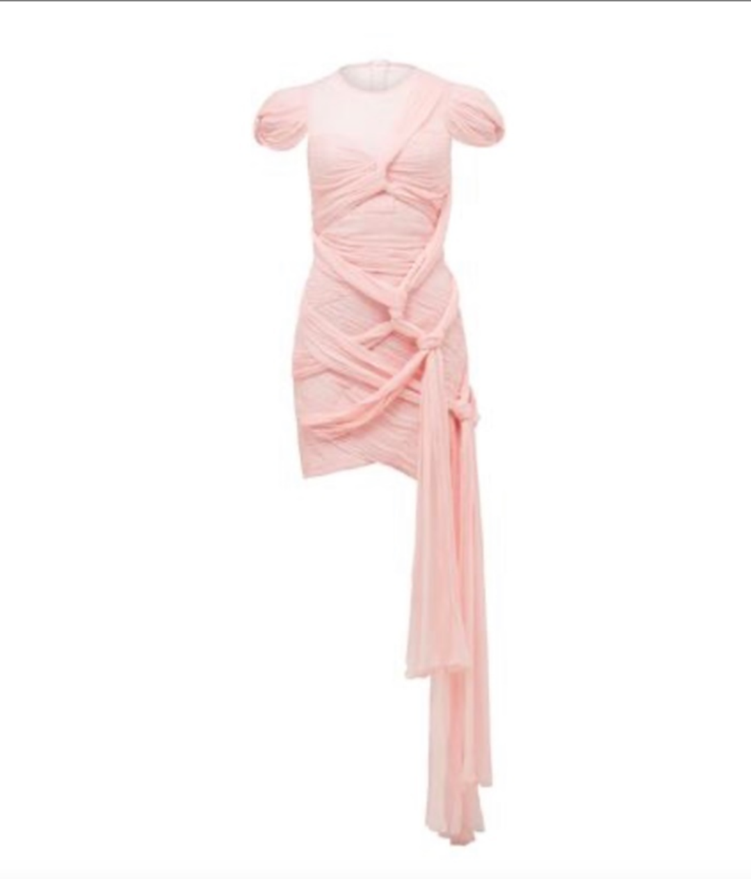 Thurley Reflection Wrap dress size 8 pink  for rent on The Volte - main image