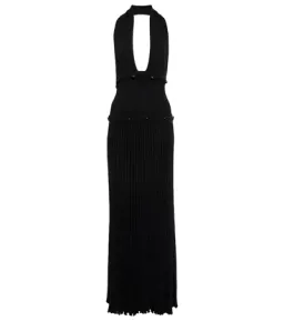 Christopher Esber Deconstruct Backless Halterneck Dress Black Size 6 for rent on The Volte - image 4