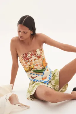 Alemais Theo Scarf Cream for rent on The Volte - image 3