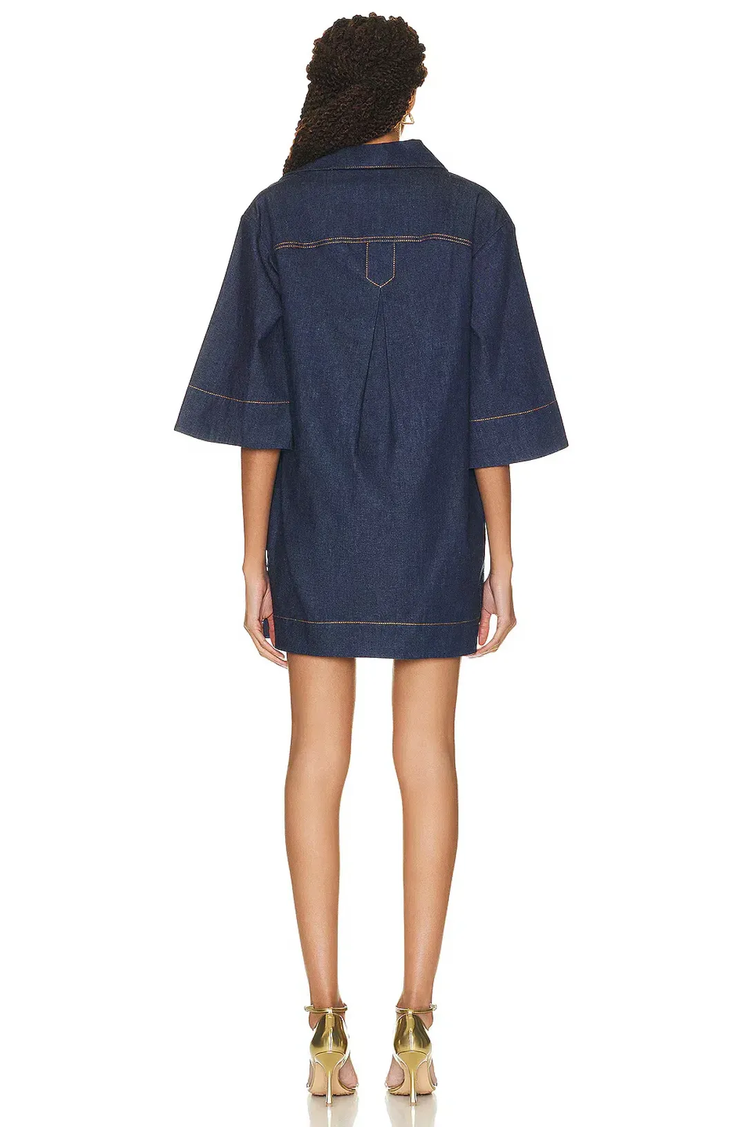 Zimmermann Denim Tunic Dress Ink Size 0 / AU 8 for rent on The Volte - main image