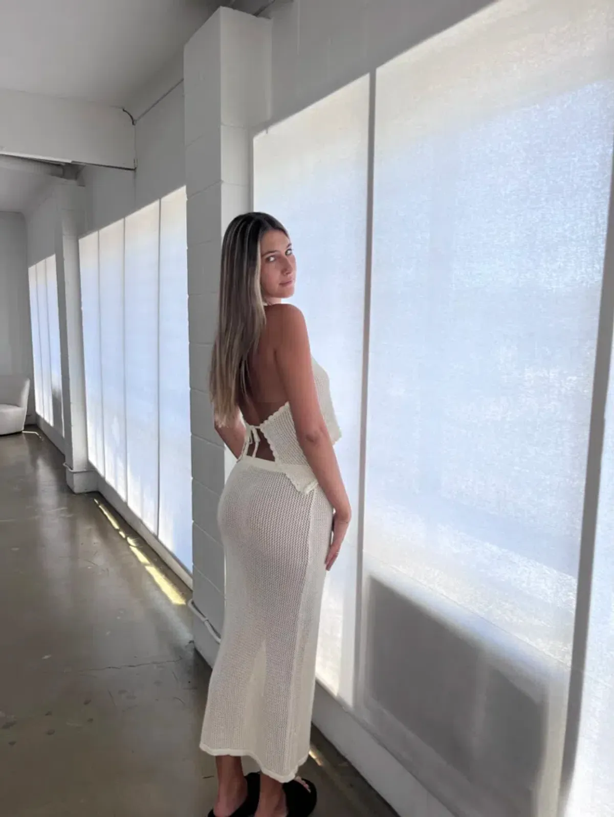 Kookaï Pascha Set In Colour Coconut Milk Size AU 8 for rent on The Volte - main image