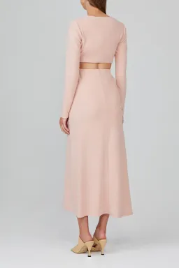 Acler Brighton Midi Dress Pink Size 14 for rent on The Volte - image 2