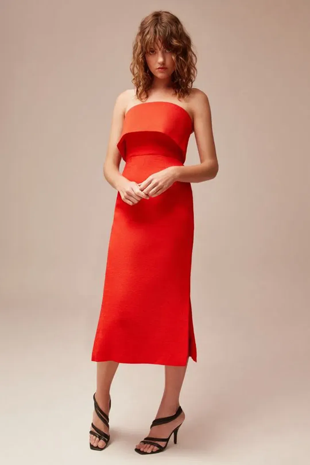C/MEO Collective Love Like This Midi Dress in Red Size XL / Au 14 for rent on The Volte - main image