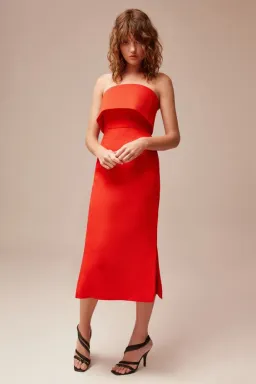C/MEO Collective Love Like This Midi Dress in Red Size XL / Au 14 for rent on The Volte - image 2
