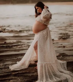 We Are Reclamation There’s Nothing Quite Like You Two Piece Gown in Floral Crinkle Size 22 for rent on The Volte - image 6