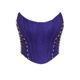 Zimmermann Tama Lace Up Corset Ultramarine Size 2/Au 12 for rent on The Volte - image 4