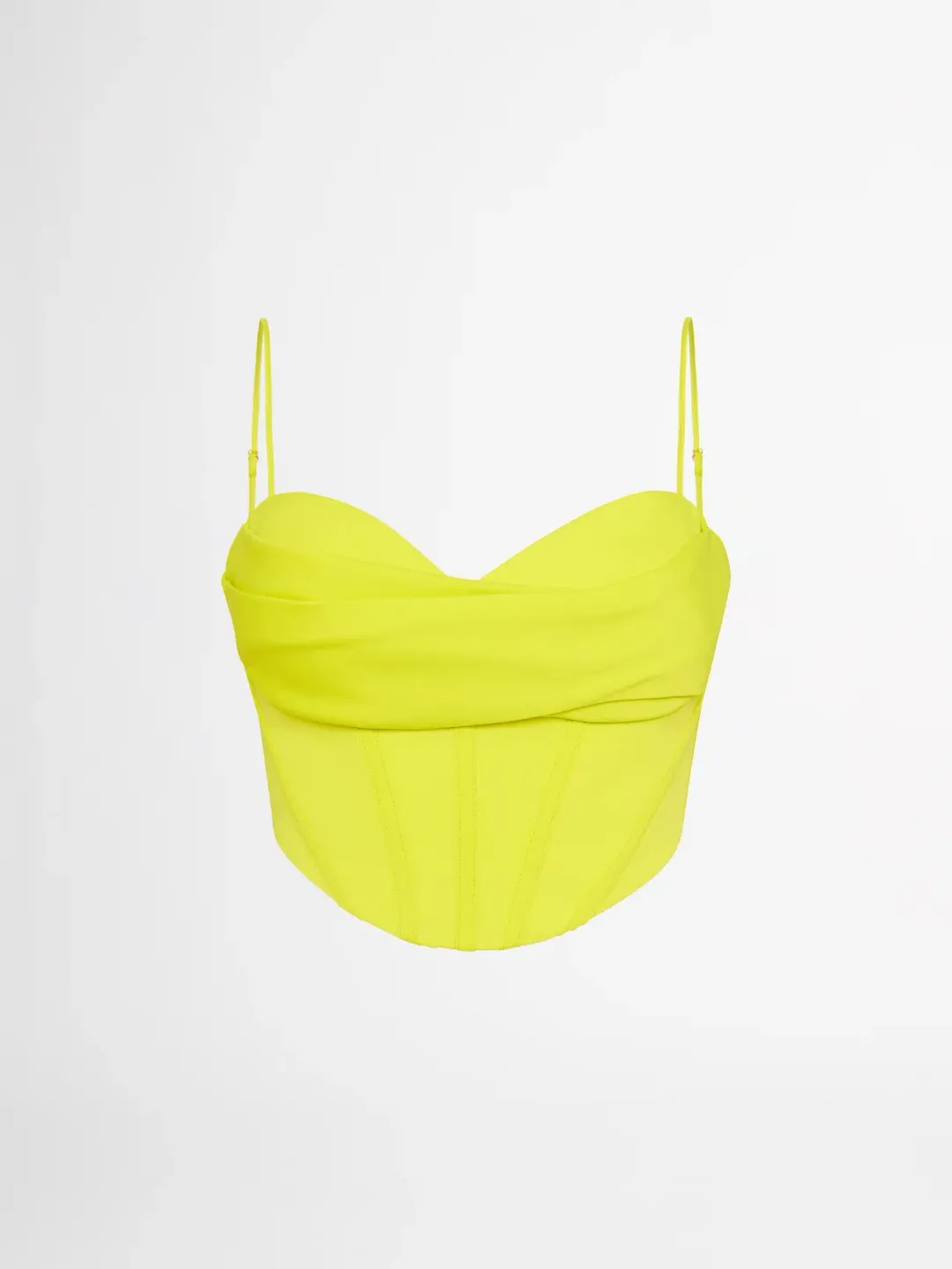 Sheike Lola Bustier Size 8 and Pant Size 10 Coord Set in Lime Green  for rent on The Volte - main image