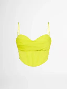 Sheike Lola Bustier Size 8 and Pant Size 10 Coord Set in Lime Green  for rent on The Volte - image 5