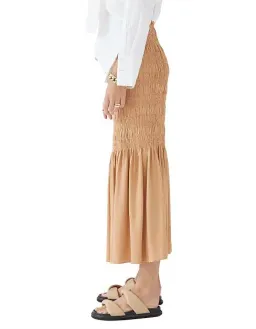 Sovere Trilogy Maxi Skirt Gold Apricot Size AU 8 for rent on The Volte - image 3
