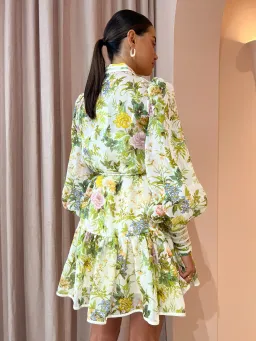 Alemais Eden Mini Dress Green Size AU 10 for rent on The Volte - image 3