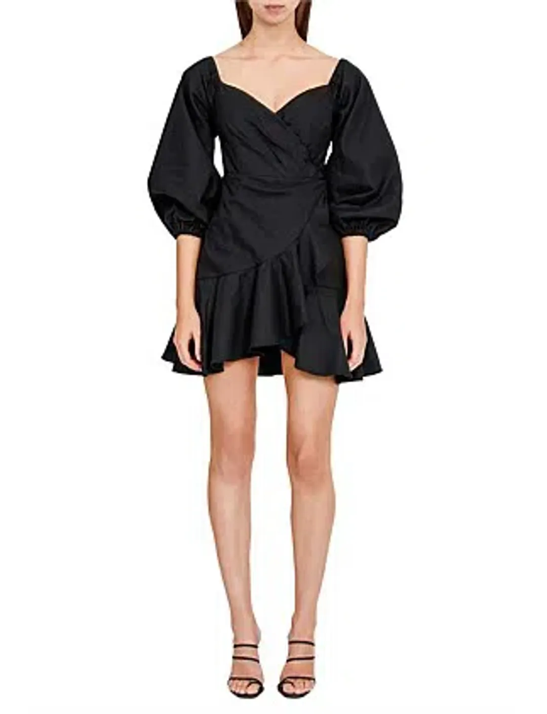 Significant Other Jasmine Short Sleeve Mini Dress Black Size AU 12 for rent on The Volte - main image