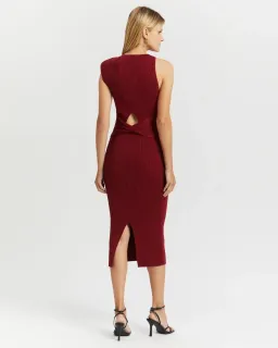 Sass & Bide No More Wishing Dress in Cherry Red Size 6 for rent on The Volte - image 5
