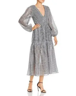 Bec & Bridge Nadine Midi Dress Black/White Size 12 for rent on The Volte - image 4