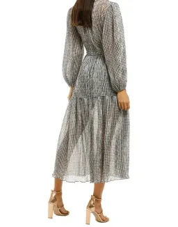 Bec & Bridge Nadine Midi Dress Black/White Size 12 for rent on The Volte - image 2