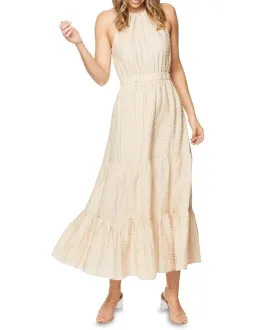 Pilgrim Aaliyah Midi Dress Sand Size 16  for rent on The Volte - image 1