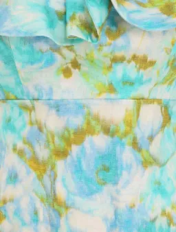 Zimmermann High Tide Frilled Midi Dress Floral Size 0 / Au 8 for rent on The Volte - image 5