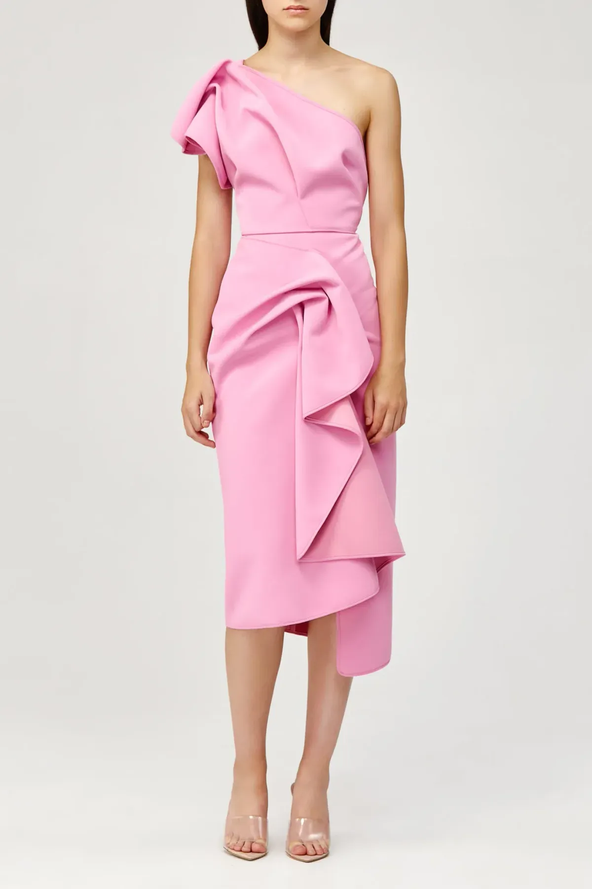 Acler Habana Bodice & Crawford Skirt Set Pink Size 8 for rent on The Volte - main image