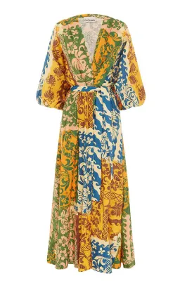 Alemais Archie Wrap Dress Multi Size 14 for rent on The Volte - image 5