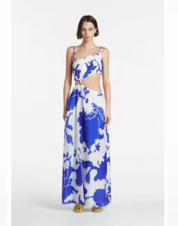 Sir the Label Vivi Asymmetrical Cut Out Dress Print Size 1 / AU 8 for rent on The Volte - image 1