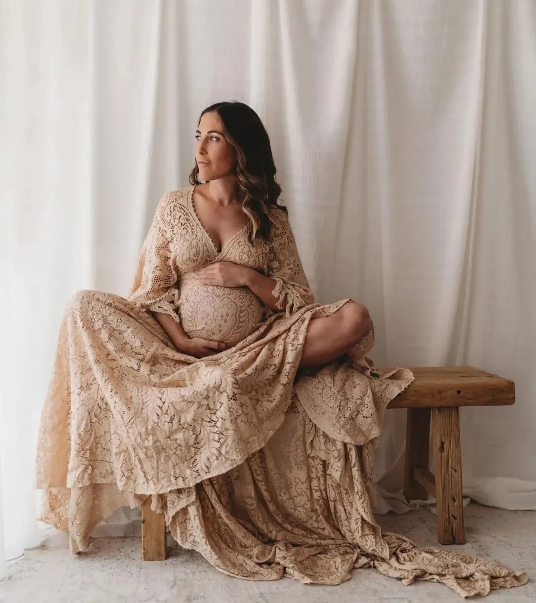 We Are Reclamation Magic Maker Gown Dark Ivory One Size for rent on The Volte - main image