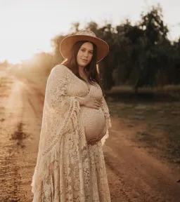 We Are Reclamation Magic Maker Gown Dark Ivory One Size for rent on The Volte - image 2